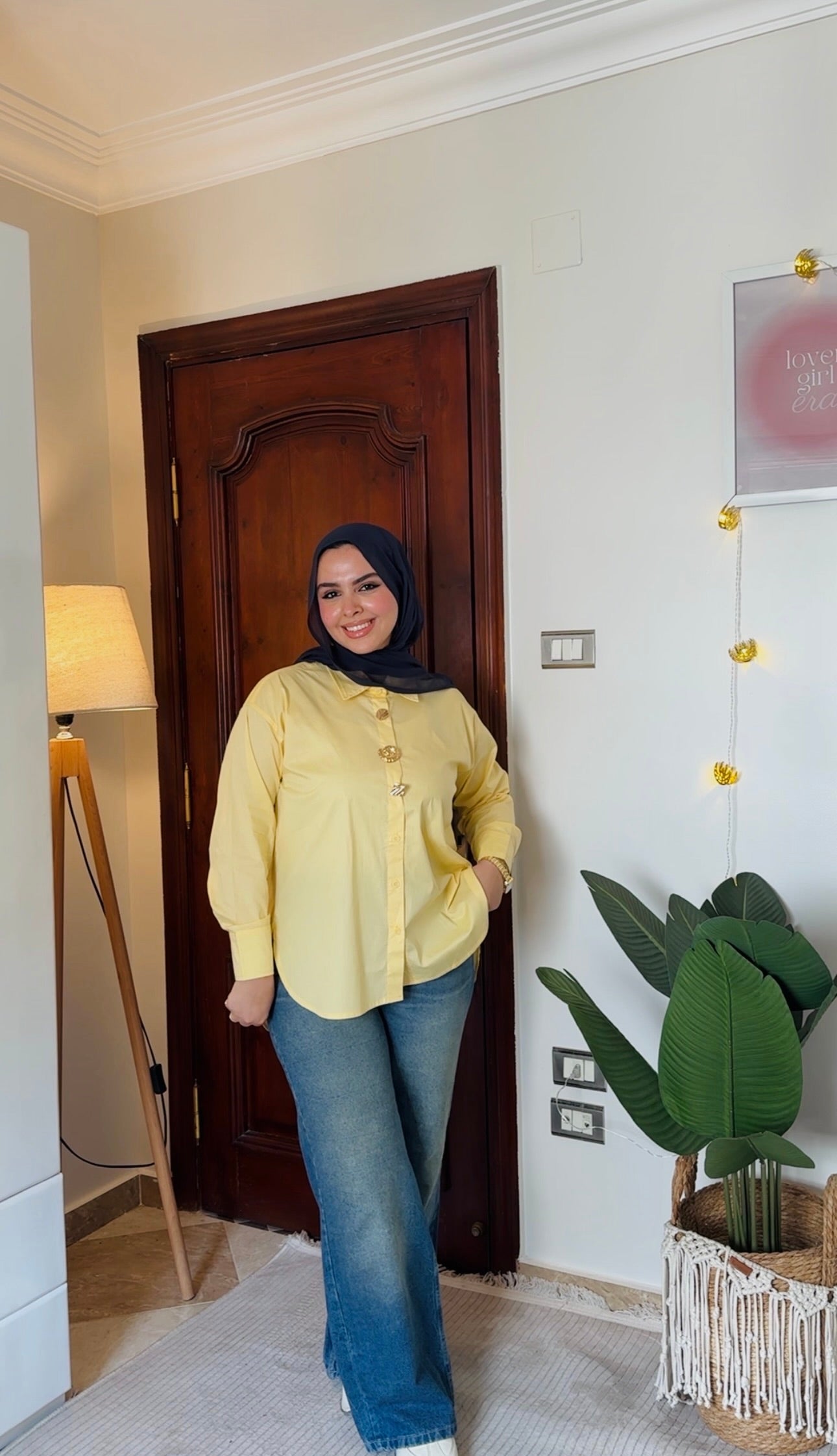 قميص "بوبلين" قطني فاخر - مع بروش هدية