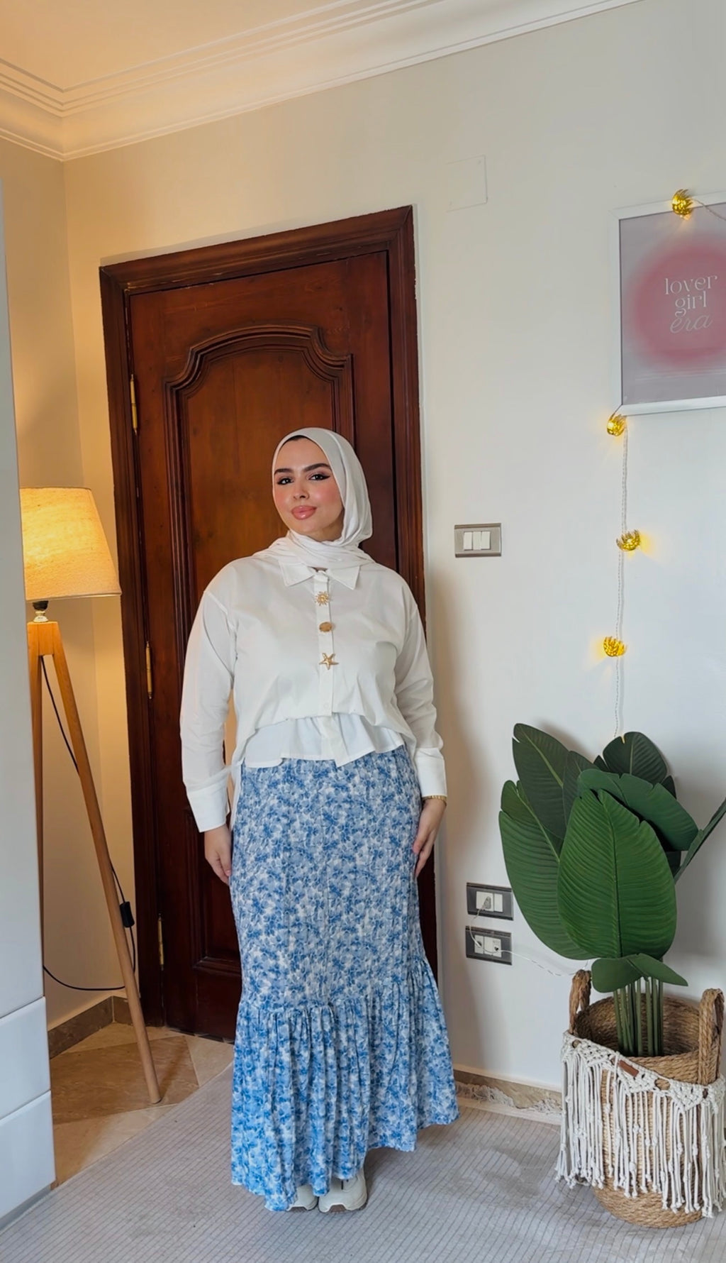 Premium 100% Cotton Poplin Shirt - Free Brooch Included