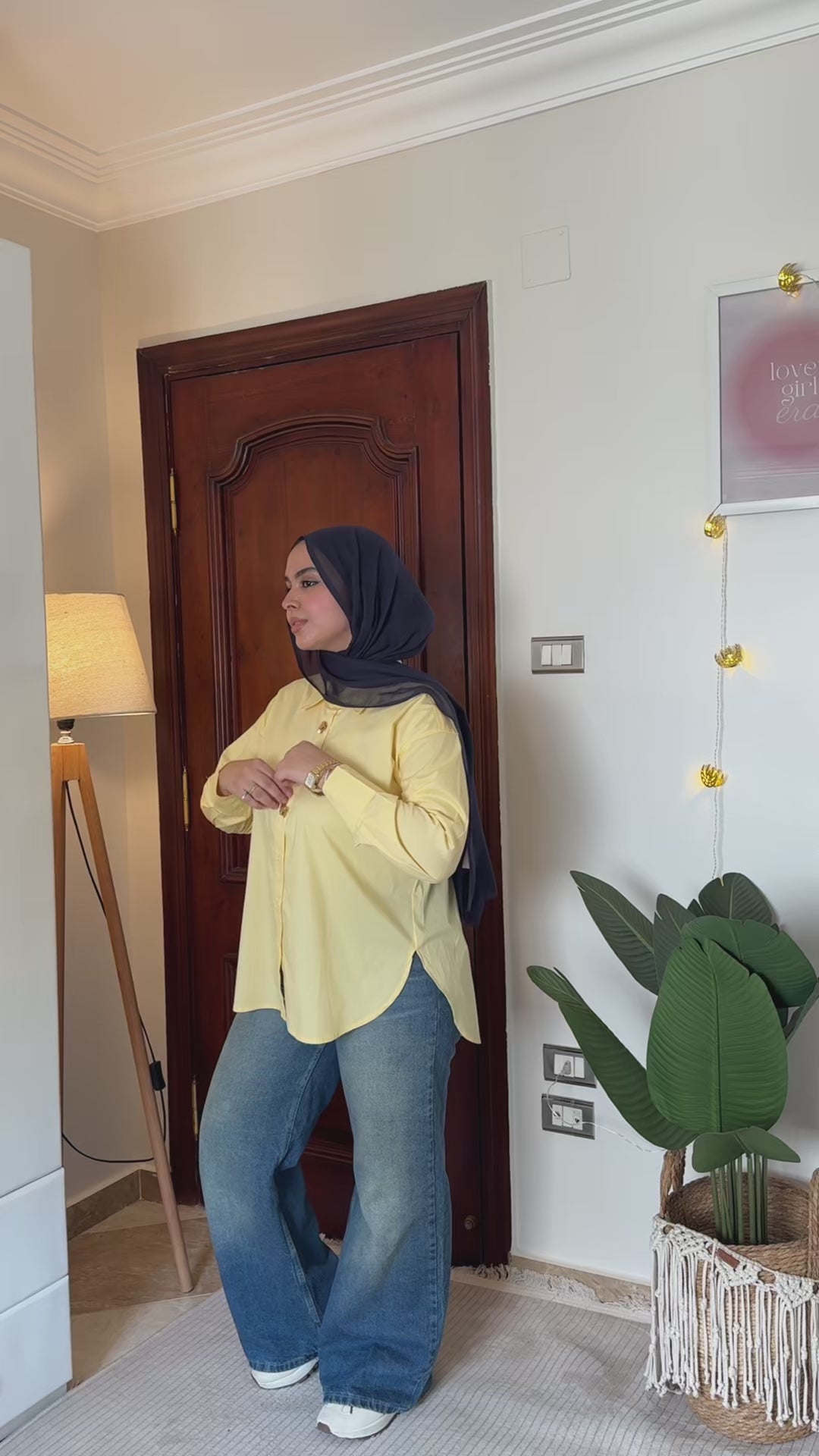 قميص "بوبلين" قطني فاخر - مع بروش هدية